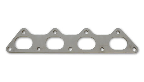 Vibrant T304 SS Exhaust Manifold Flange for Mitsubishi 4G63 motor 3/8in Thick Vibrant Flanges  AXOPROS