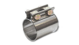 Vibrant TC Series Heavy Duty SS Exhaust Sleeve Butt Joint Clamp for 2.75in O.D. Tubing Vibrant Clamps  AXOPROS