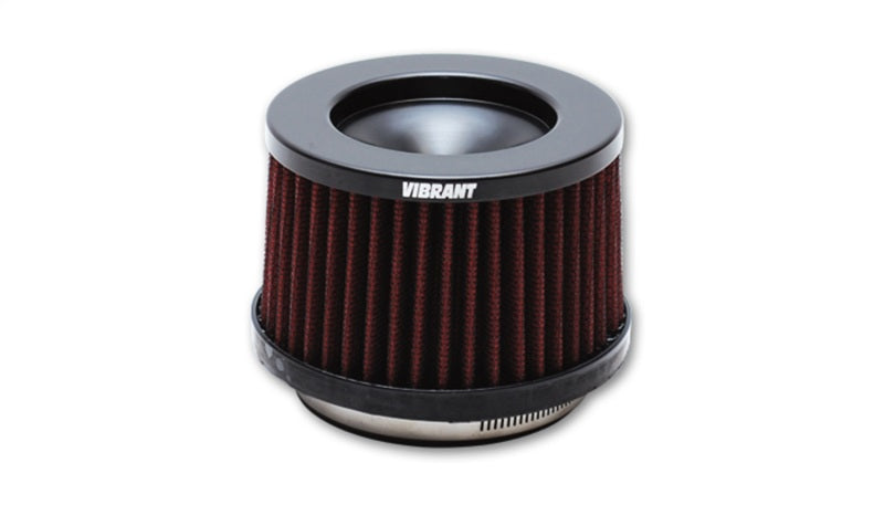 Vibrant The Classic Perf Air Filter 4.75in O.D. Cone x 3-5/8in Tall x 5in inlet I.D. Turbo Outlets Vibrant Air Filters - Universal Fit  AXOPROS