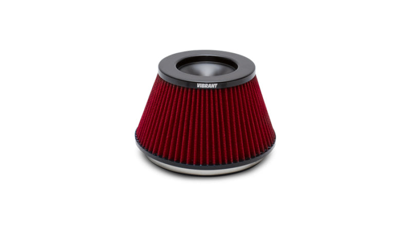 Vibrant The Classic Perf Air Filter 5in OD Conex3-5/8in Tallx6in ID Bellmouth VelocityStack10950-52 Vibrant Air Filters - Universal Fit  AXOPROS