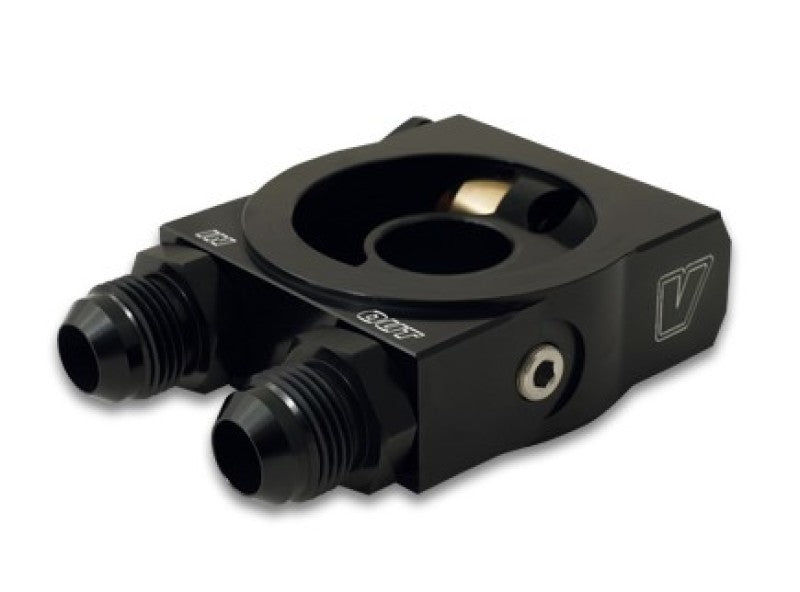 Vibrant Thermostatic Oil Cooler Sandwich Adapter w/Thermostat Vibrant Oil Line Kits  AXOPROS