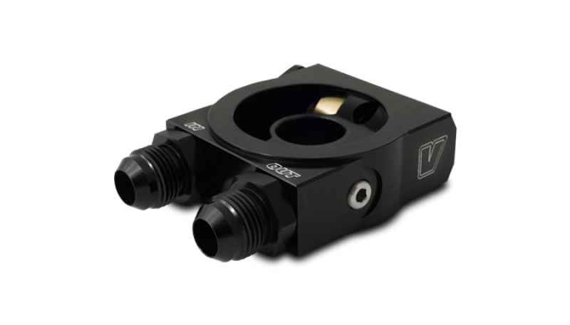Vibrant Thermostatic Oil Cooler Sandwich Adapter w/Thermostat Vibrant Oil Line Kits  AXOPROS