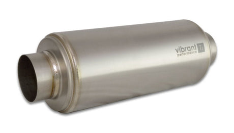 Vibrant Titanium Resonator 4in Inlet / 4in Outlet x 16in Long Vibrant Resonators  AXOPROS