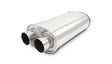 Vibrant Universal Streetpower 3in Stainless Steel Dual In-Out Oval Muffler Vibrant Muffler  AXOPROS