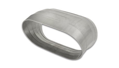 Vibrant Vertical 304 SS Nominal 3 in. Oval / 3.10 in. Centerline Radius, 9 degree per cut -Set of 5 Vibrant Steel Tubing  AXOPROS