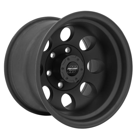 Vintage Matte Black 15x10 6x5.5 3.625BS Offset -47mm Cap P/N 8425041 Pro Comp Wheel  AXOPROS
