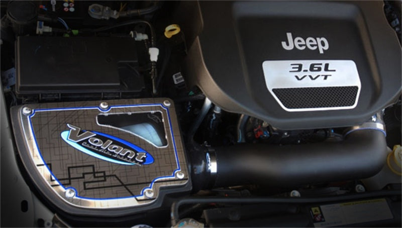 Volant 12-13 Jeep Wrangler 3.6L V6 PowerCore Closed Box Air Intake System Volant Cold Air Intakes  AXOPROS