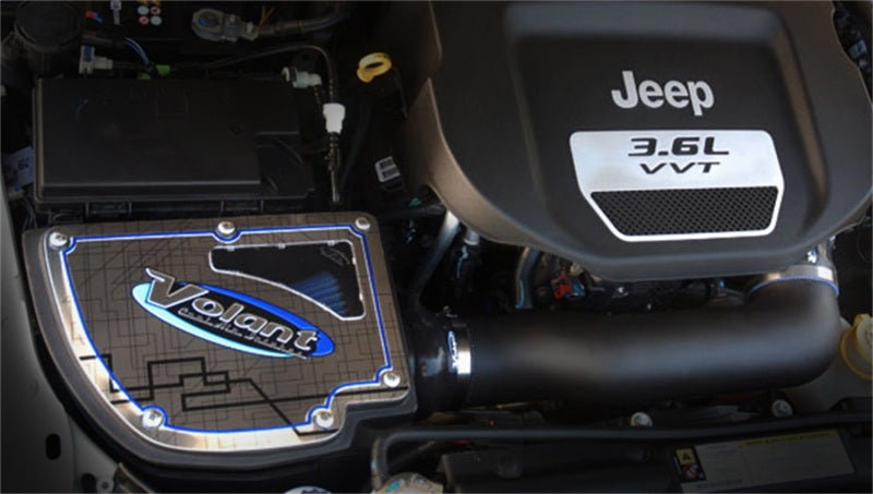 Volant 12-13 Jeep Wrangler 3.6L V6 Pro5 Closed Box Air Intake System Volant Cold Air Intakes  AXOPROS