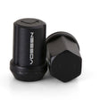 Vossen 35mm Lock Nut - 14x1.5 - 19mm Hex - Cone Seat - Black (Set of 4) Vossen Lug Nuts  AXOPROS