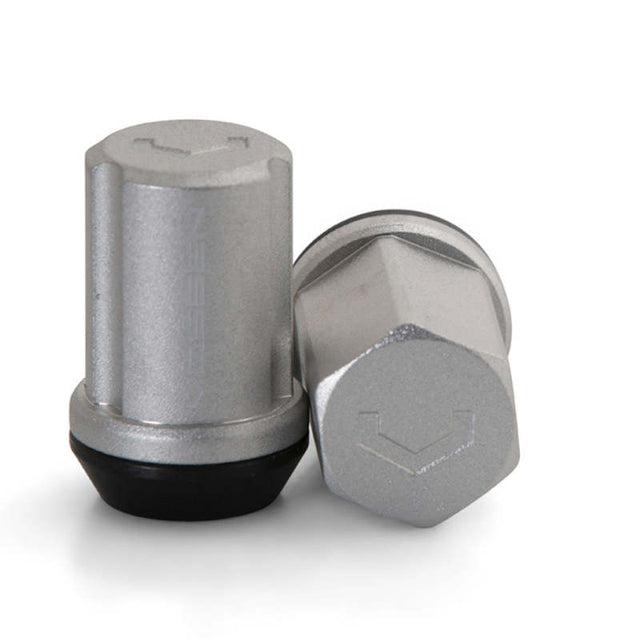 Vossen 35mm Lock Nut - 14x1.5 - 19mm Hex - Cone Seat - Silver (Set of 4) Vossen Lug Nuts  AXOPROS