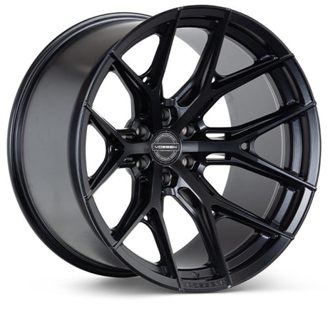 Vossen HF6-4 22x10 / 6x139.7 / ET-18 / Super Deep Face / 106.1 - Satin Black Wheel Vossen Wheels - Forged  AXOPROS