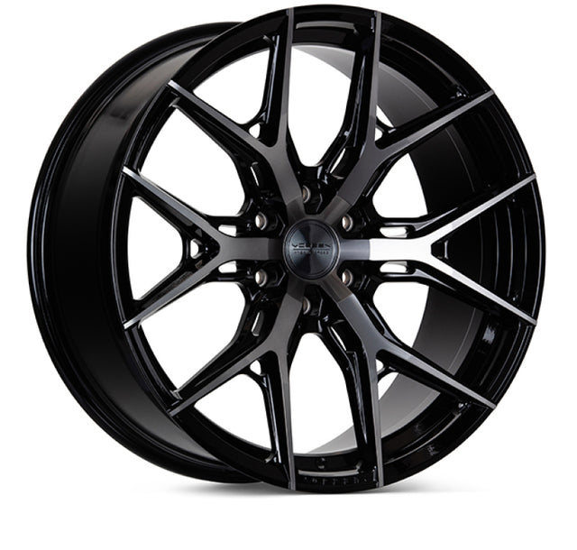 Vossen HF6-4 22x9.5 / 6x139.7 / ET20 / Deep Face / 106.1 - Tinted Gloss Black Wheel Vossen Wheels - Forged  AXOPROS