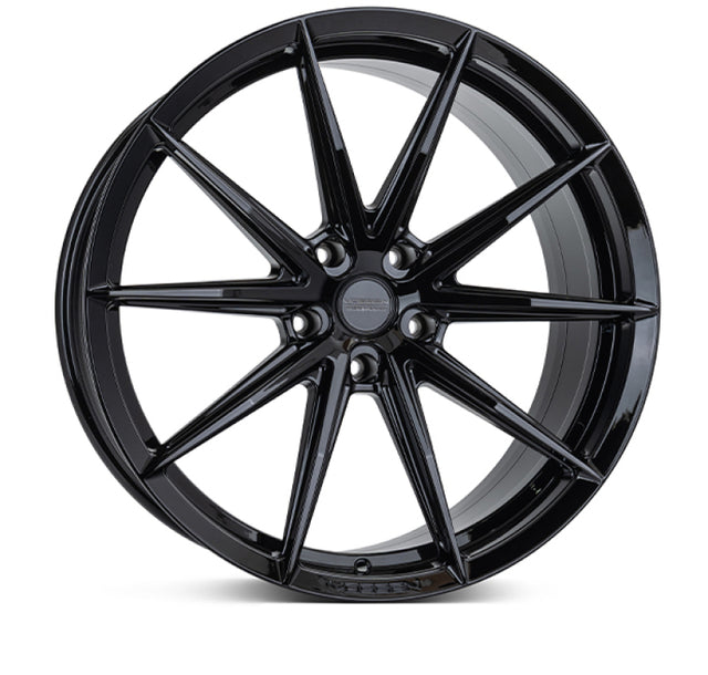 Vossen HFX-2 22x10.5 / 5x112 / ET25 / Deep Face / 66.5 - Gloss Black Wheel Vossen Wheels - Forged  AXOPROS