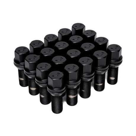 Vossen Lug Bolt - 14x1.5 - 30mm - 17mm Hex - Cone Seat - Black (Set of 20) Vossen Wheel Bolts  AXOPROS