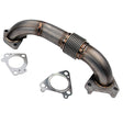 Wehrli 01-04 Chevrolet 6.6L Duramax LB7 2in Stainless Passenger Side Up Pipe w/Gaskets (Twin Turbo) Wehrli Connecting Pipes  AXOPROS