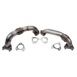 Wehrli 01-04 Chevrolet 6.6L Duramax LB7 2in Stainless Up Pipe Kit w/Gaskets - Single Turbo Wehrli Connecting Pipes  AXOPROS