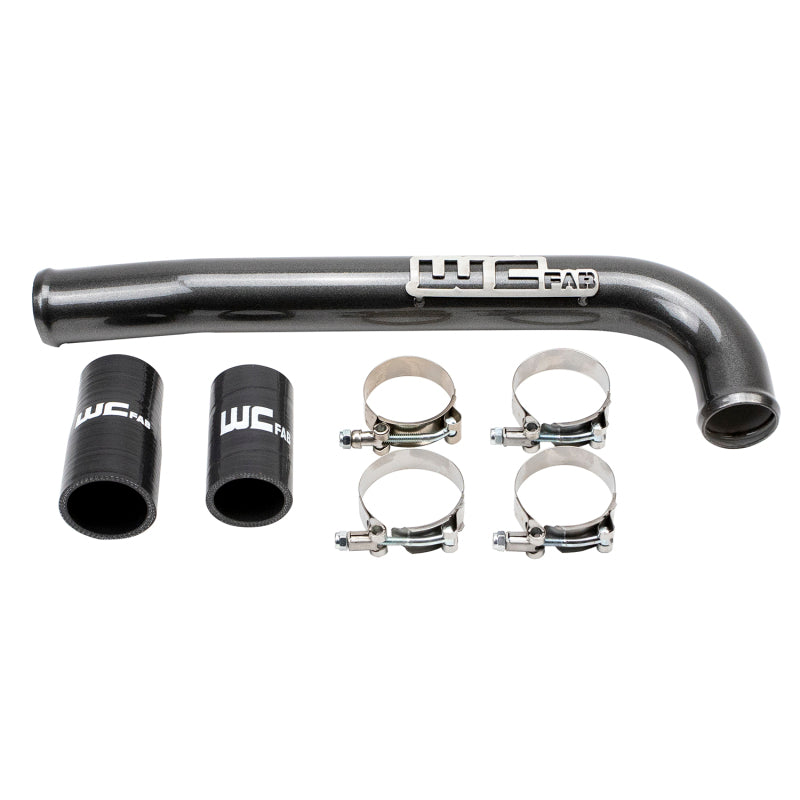 Wehrli 03-09 Dodge 5.9L/6.7L Cummins (Non-Twin CP3) Upper Coolant Pipe - Bengal Red Wehrli Radiator Hoses  AXOPROS