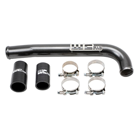 Wehrli 03-09 Dodge 5.9L/6.7L Cummins (Non-Twin CP3) Upper Coolant Pipe - Bengal Red Wehrli Radiator Hoses  AXOPROS
