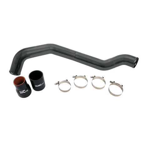 Wehrli 04.5-10 Chevrolet 6.6L LLY/LBZ/LMM Duramax Driver Side 3in Intercooler Pipe - Gloss Black Wehrli Intercooler Pipe Kits  AXOPROS