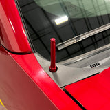 Wehrli 07.5-19 Chevrolet 6.6L Duramax Billet TIG Torch Stubby Antenna - Gloss Black Wehrli Antennas  AXOPROS