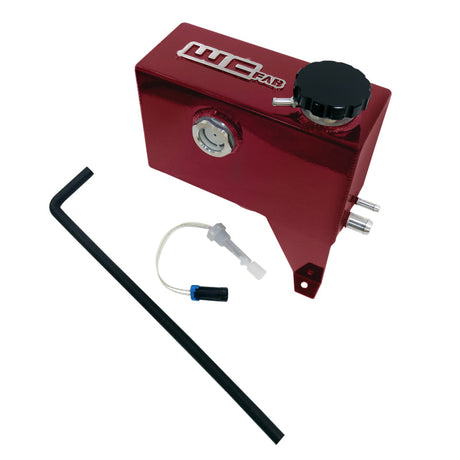 Wehrli 11-16 Chevrolet 6.6L LML Duramax OEM Placement Coolant Tank Kit - WCFab Red Wehrli Coolant Reservoirs  AXOPROS