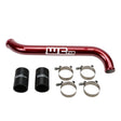 Wehrli 11-16 Chevrolet 6.6L LML Duramax Upper Coolant Pipe - Gloss White Wehrli Radiator Hoses  AXOPROS