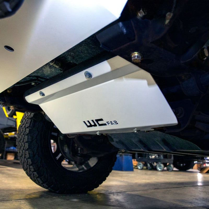 Wehrli 11-19 GM Duramax 6.6L Lower Splash Shield Kit - Fine Texture Black Wehrli Engine Covers  AXOPROS