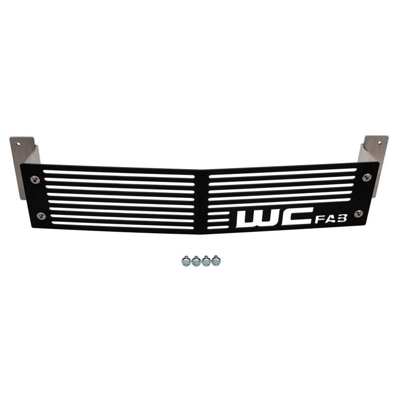 Wehrli 15-19 Chevrolet Silverado HD 6.6L LML/L5P Duramax Bumper Grille - Fine Texture Black Wehrli Bumper Accessories  AXOPROS