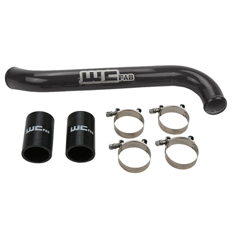 Wehrli 17-19 Chevrolet 6.6L L5P Duramax Upper Coolant Pipe - Gloss White Wehrli Radiator Hoses  AXOPROS