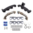 Wehrli 17-24 Chevrolet Duramax Billet Exhaust Manifold & Stainless Up Pipe Kit w/ Gaskets & Hardware Wehrli Headers & Manifolds  AXOPROS