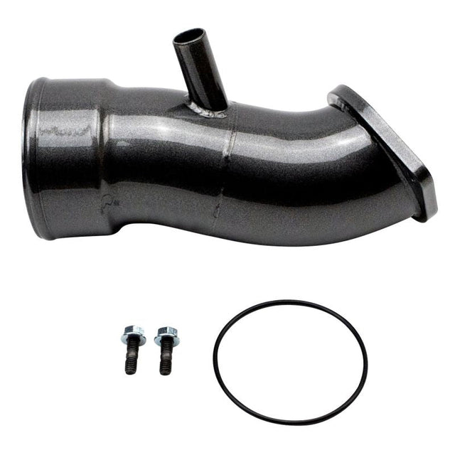 Wehrli 20-24 Chevrolet 6.6L L5P Duramax 3.5in Intake Horn w/PCV Port - Gloss Black Wehrli Air Intake Components  AXOPROS