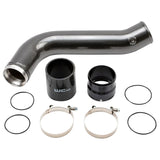 Wehrli 20-24 Chevrolet 6.6L L5P Duramax Passenger Side 3.5in Intercooler Pipe - Gloss Black Wehrli Intercooler Pipe Kits  AXOPROS