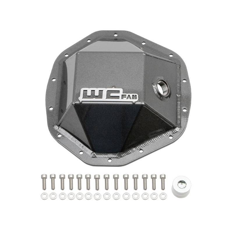 Wehrli 20-24 GM Duramax - 19-23 Ram HD Rear Differential Cover - Gloss Black Wehrli Diff Covers  AXOPROS