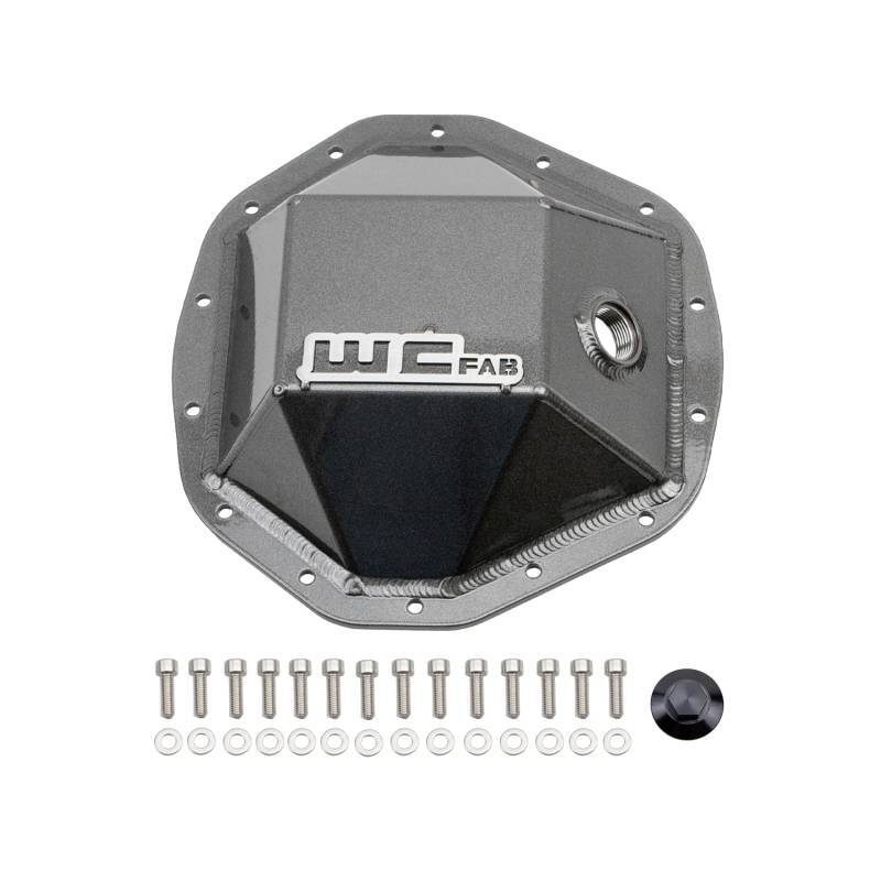 Wehrli 20-24 GM Duramax - 19-23 Ram HD Rear Differential Cover - Gloss Black Wehrli Diff Covers  AXOPROS