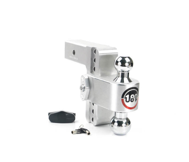 Weigh Safe 180 Hitch 6in Drop Hitch & 2.5in Shank (10K/18.5K GTWR) - Aluminum Weigh Safe Hitch Ball Mounts  AXOPROS