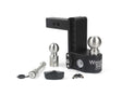 Weigh Safe 6in Drop Hitch w/Built-in Scale & 2in Shank (10K/15K GTWR) w/WS05 - Steel Weigh Safe Hitch Ball Mounts  AXOPROS