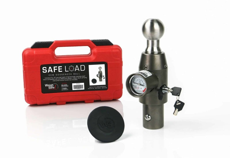 Weigh Safe OEM Gooseneck Ball for Ford/Chevrolet (30K GTWR) - Stainless Steel Weigh Safe Hitch Accessories  AXOPROS