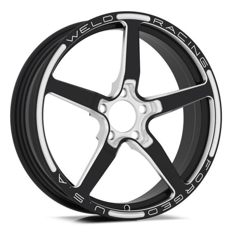 Weld Alumastar 1-Piece 18x6 / 5x115 BP / 2.7in. BS Black Wheel - Non-Beadlock Weld Wheels - Forged  AXOPROS