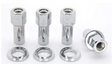 Weld Open End Lug Nuts w/ Centered Washers 1/2in. RH - 4pk. Weld Lug Nuts  AXOPROS