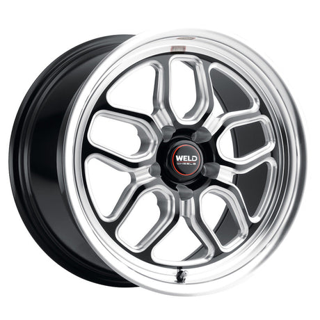 Weld S107 17X11 Laguna 5X127 ET-44 BS4.25 Gloss Black MIL Dia 78.1 Weld Wheels - Cast  AXOPROS
