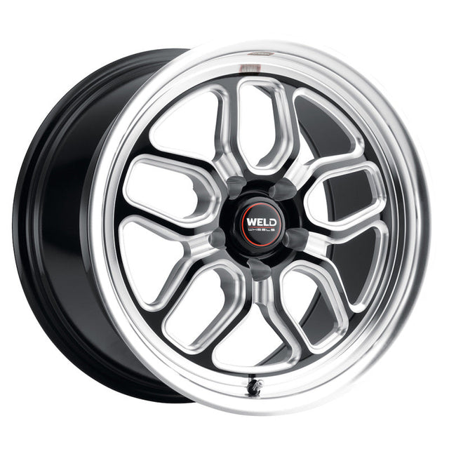 Weld S107 17X11 Laguna 5X127 ET-44 BS4.25 Gloss Black MIL Dia 78.1 Weld Wheels - Cast  AXOPROS