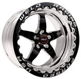 Weld S71 17x10 / 5x4.5 BP / 7.9in. BS Black Wheel (Low Pad) - Black Single Beadlock MT Weld Wheels - Forged  AXOPROS