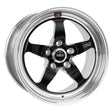 Weld S71 18x9 / 5x4.5 BP / 6.1in. BS Black Wheel (High Pad) - Non-Beadlock Weld Wheels - Forged  AXOPROS