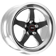 Weld S71 20x9 / 5x5 BP / 5.8in BS Black Wheel 3.18ID (High Pad) Weld Wheels - Forged  AXOPROS