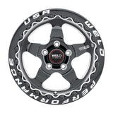 Weld S904 15x10 Ventura Beadlock 5x114.3 ET51 BS7.50 Gloss BLK MIL DIA 78.1 Weld Wheels - Cast  AXOPROS