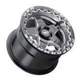 Weld S904 15x10 Ventura Beadlock 5x114.3 ET51 BS7.50 Gloss BLK MIL DIA 78.1 Weld Wheels - Cast  AXOPROS