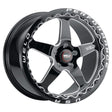 Weld S904 17x11 Ventura Beadlock 5x120.65 ET43 BS7.75 Gloss BLK MIL DIA 78.1 Weld Wheels - Cast  AXOPROS