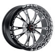 Weld S908 18X10 Belmont Drag Beadlock 5X114.3 ET30 BS6.70 Gloss Black MIL Dia 78.1 Weld Wheels - Cast  AXOPROS