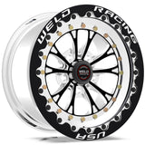 Weld Vitesse 15x10 / 5x4.75 BP / 7.5in. BS Black Wheel - Black Single Beadlock MT Weld Wheels - Forged  AXOPROS