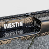 Westin 09-18 Ram 1500 HDX Bandit Rear Bumper - Black Westin Bumpers - Steel  AXOPROS